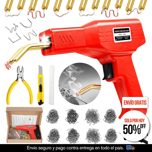 KIT PISTOLA SOLDADORA PARA PLASTICO