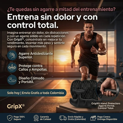 GRIPX® PROTECTOR DE MANOS ANTIDESLIZANTE PARA GYM