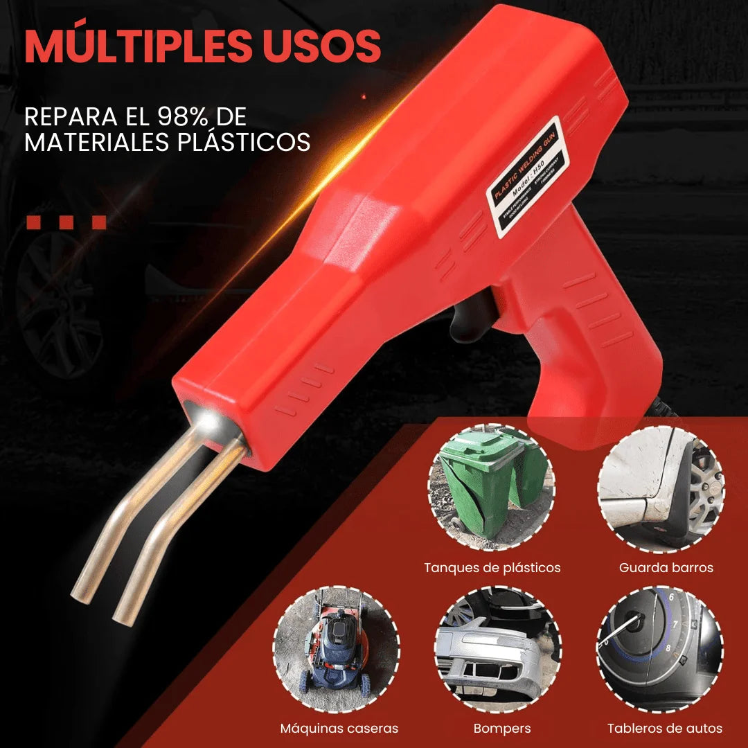 KIT PISTOLA SOLDADORA PARA PLASTICO