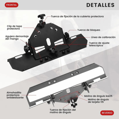 MAQUINA BISELADORA 45° PARA AMOLADORA