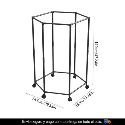 PERCHERO HEXAGONAL GIRATORIO 360°